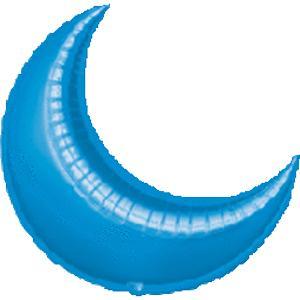 Solid Color Crescent Shaped Foil Balloons